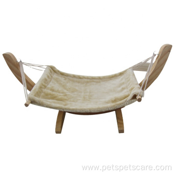 Removable Cover Cat Wooden Cat Hammock Bed